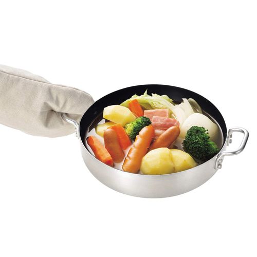Liberty Corporation LD-205 Oven Safe Tabletop Pot, Silver, 7.9 inches (20 cm), Blue Diamond Coat, Induction Compatible
