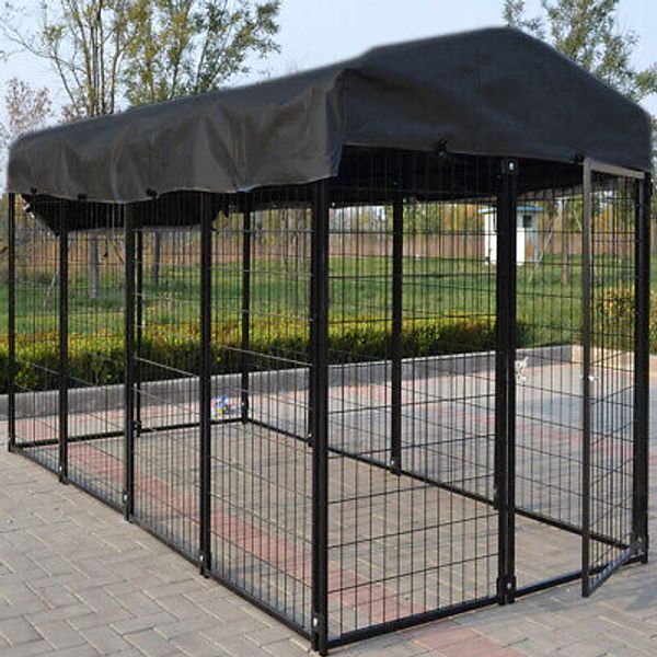 Oversized Large Dog Kennel Outdoor Anti-UV Dog Playpen House Fence Pet Crate