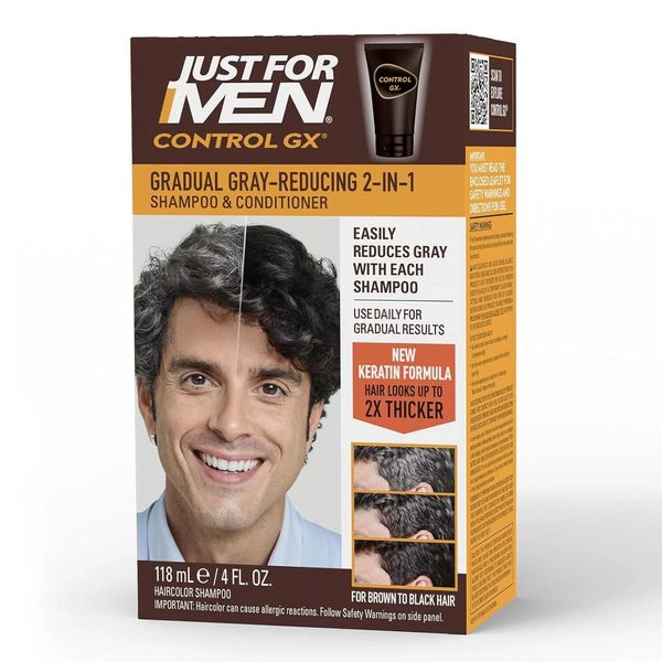 Just For Men CONTROL GX Grey Reducing 2in1 4oz ( 3 pack )  
