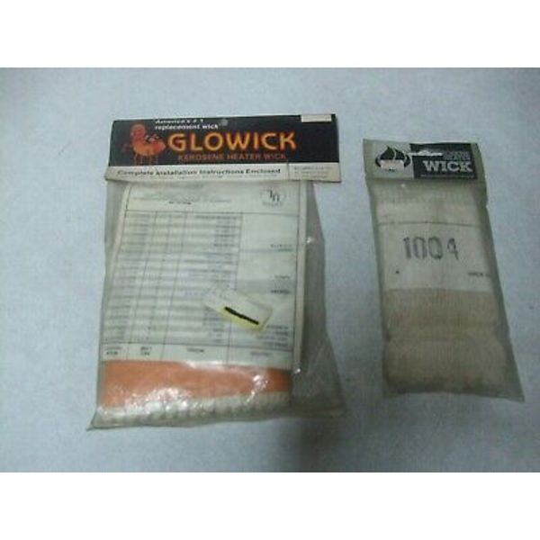 Kerosene Heater Wicks-NOS-2 Packages-Glowick,Stens 760-058