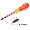 uxcell 1000v Phillips Insulated Magnetic Tip Electrical Screwdriver #2 x 4 Inch