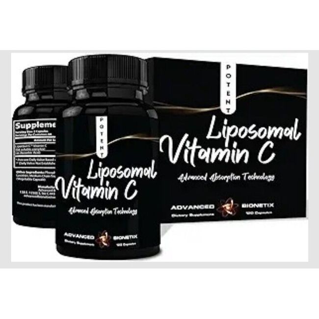 Advanced Bionetix Liposomal Vitamin C Supplement LipoQuil-C Enhanced. B5