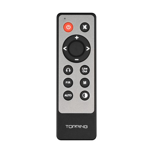 LEAUDIO Topping RC22 Remote Control for Topping DX3 PRO+/EX5/D90SE/D70S/E30/E50/D50S/D30 PRO, BLACK