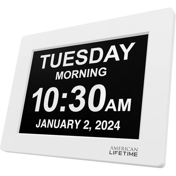 【New 2024 Dementia Clock Large Digital Clock for Seniors, Digital Clock Large Di