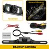 Car Backup Camera Reverse Rear View Parking Night Vision Clear CMOS 7 LED