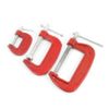 3pc G clamp set 25mm 50mm & 75mm