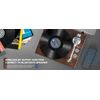 Retrolife Turntable Record Player High-Tech Belt-Driven HQ-KZ006 Bluetooth NEW