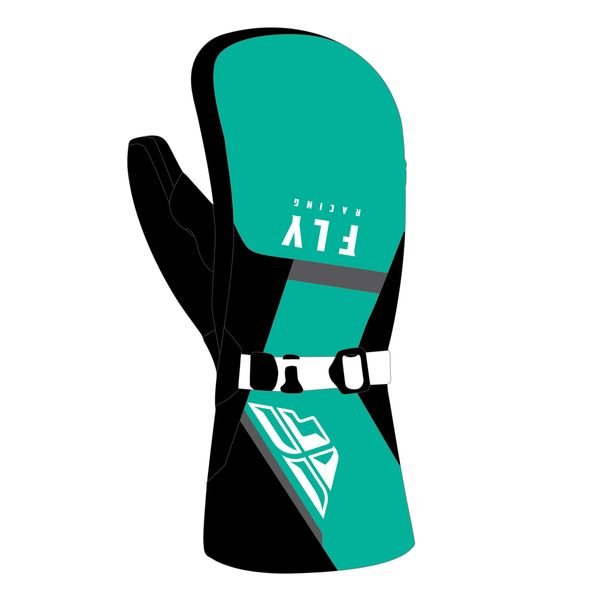 FLY RACING CASCADE MITTENS BLACK/MINT 3X 363-39323X