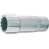 Hazet 1/2-Inch 10/85 mm Bi-Hex Socket Wrench Insert - Silver