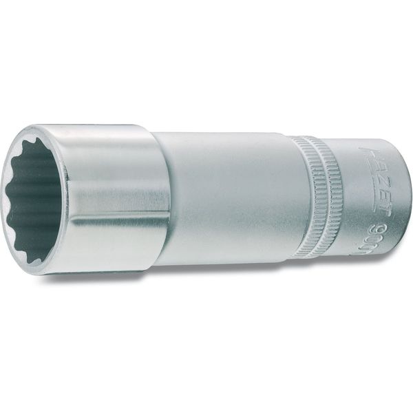 Hazet 1/2-Inch 10/85 mm Bi-Hex Socket Wrench Insert - Silver