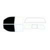 DIY Premium Ceramic PreCut Window Tint Tesla Model Y ANY Shade FRONT TWO Windows