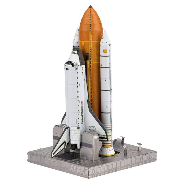 Metal Earth Space Shuttle Launch Kit Premium Iconx 3D Laser Cut Colour Miniature Model Kit