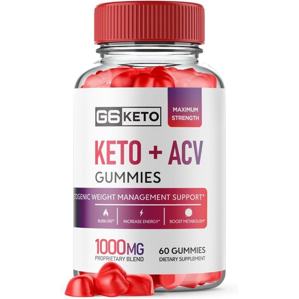 G6 Keto ACV Gummies 1000MG Apple Cider Vinegar 60 Gummys