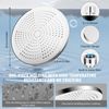 Rainfall Shower Head,Large Shower Head 10 Inch,Adjustable Replacement Shower Head by Electroplating Process,Round Fixed Shower Head and Rain Shower Head