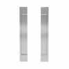 2 Finger Pull Flush Self-Stick on Handle Bypass Sliding pocket Doors Adhesive