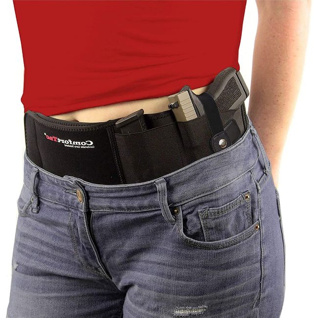 ComfortTac Ultimate Fanny Pack Holster Compatible with Glock 42, 43, 26, 27, S&W Bodyguard, Shield, Springfield XDS, Taurus, Sig, and Most Subcompact