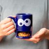 Donkey 210322 Mug Monster, Mug with cookie slot, blue