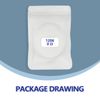 Innfeeltech 150pcs high quality SMD Resistor Kit 1206 1/4W 0 Ω ±1%
