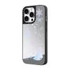 CASETiFY Mirror iPhone 14 Pro Max Case - Arendelle Love Case - Silver on Black