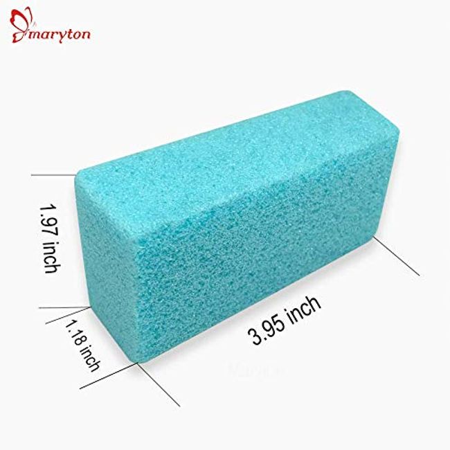 Maryton Foot Pumice and Scrubber for Feet and Heels Callus, Salon Pedicure Tools Dead Skin Remover, Pedi Gifts for Men Women, 2 Count