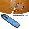 Socobeta Tennis String Saver LocksReplacement String Saver for Tennis Racket, Plastic Material (Blue)