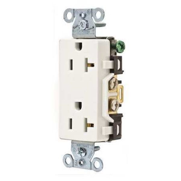 20A Decorator Receptacle 125VAC 5-20R WH