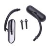 Black Motorcycle Mini Oval Mirrors For Harley Davidson Road Glide Custom Touring