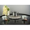 Cafe Olé AHT-035 Tea Pot, Stainless Steel, Silver