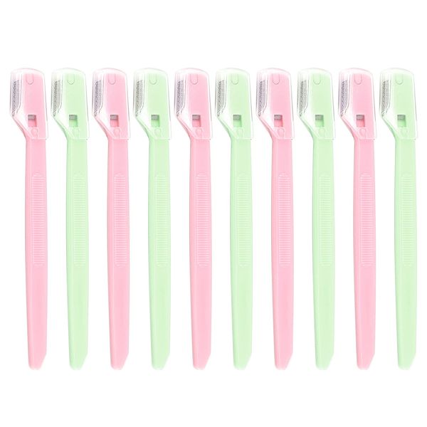 10PCS Small Eyebrow Shaver Eyebrow Razor Small Head Eyebrow Face Razors Dermaplaning Blades for Face Shavers Eyebrow Razors Shaper Face Shaving Blade Women Face Shavers for Women