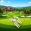 Nlinlin 2Pcs Silver Golf Ball Fork Pivot Divot Repair Tool Compatible Divot Tools for Golf