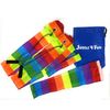 Infinity Long Tail Poi (with Replacement Short Tail Bag) JUGGLE 4 FUN (Rainbow)