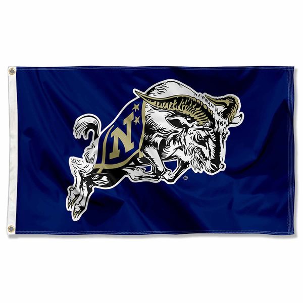Navy Midshipmen Bill the Goat College Flag
