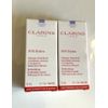 2 x Clarins SOS Hydra Refreshing Hydartion Mask Sample 5ml / 0.1oz Each NIB