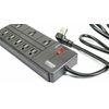 Strip Surge Protector 8 AC Outlets - BLACK by Elite Core