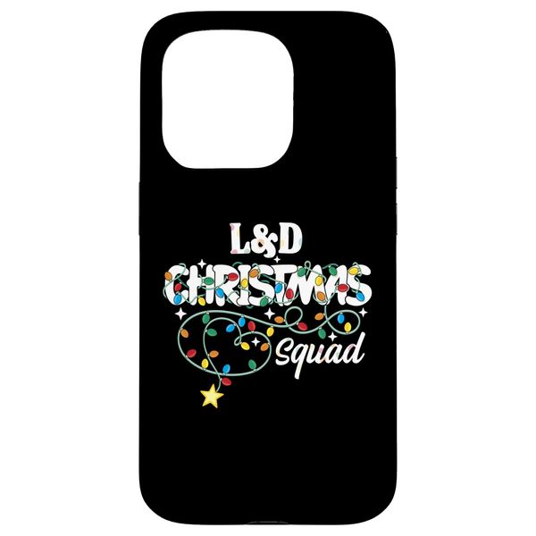iPhone 15 Pro L&D Christmas Squad CNA NP Delivery Room Nurse Techs Case