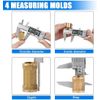 Digital Caliper Measuring Tool, Stainless Steel Vernier Caliper Digital Micro...