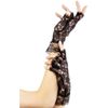 Smiffys Fingerless Gloves Black Lace