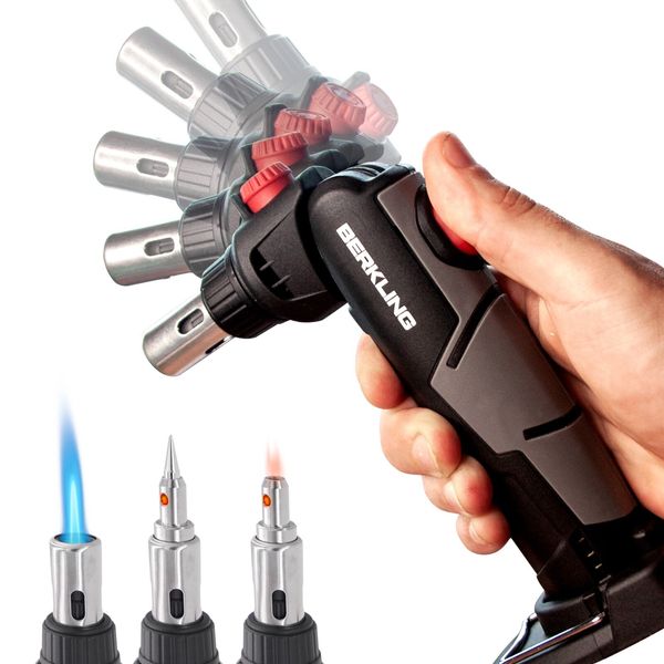 BSG-2000 All-in-1 Cordless Multi-Angles Butane Soldering Torch with Plastic Case