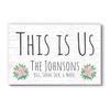 This Is Us Sign Personalized With Family Names