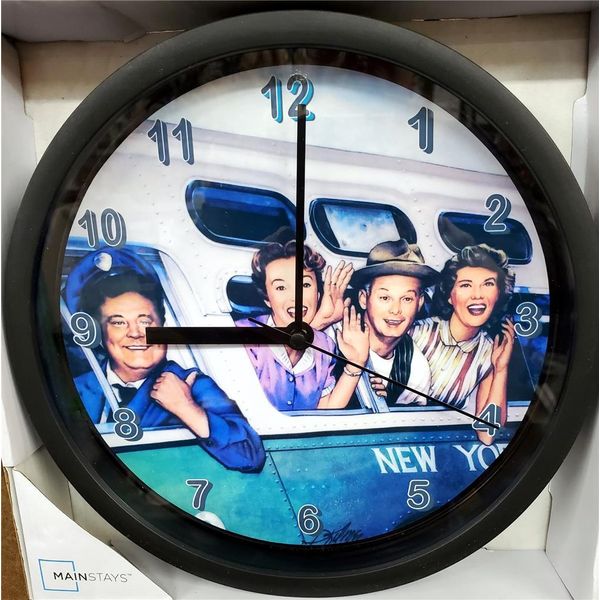"THE HONEYMOONERS"  -  8.78" WALL CLOCK