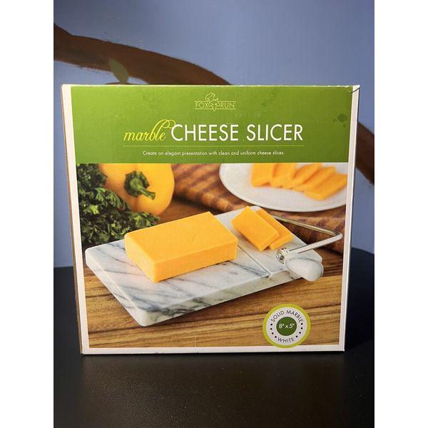 Fox Run Solid Marble Cheese Slicer w/ 2 Wires