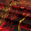 In The Beginning Digital Dragons Large Castle 36" Panel Multi, Fabric