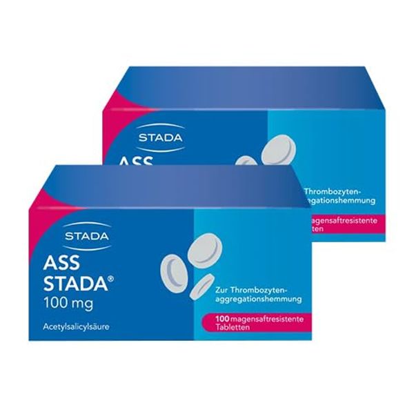 ASS STADA 100 mg Enteric Tablets (Pack of 2 x 100)