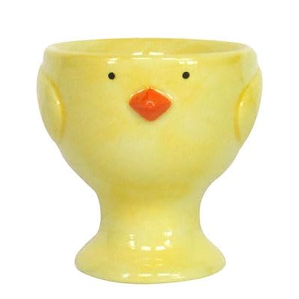 Gisela Graham Yellow Chick Ceramic Egg Cup