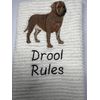 Custom Text Drool Towel