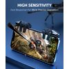 Cuifati High Sensitivity Mobile Game Controller Trigger, Dual Operation Finger Sleeve and Control Button, Comfortable Design, Durable Materials, Wide Compatibility