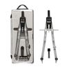 Idena 20062 – Quick Adjustment Compass in Case, Includes Refills in Protective Case, Silver/Black, 1 Case