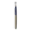 Anterique BP2-NB Permanent Ballpoint Pen, 0.5, Brass, Navy Blue