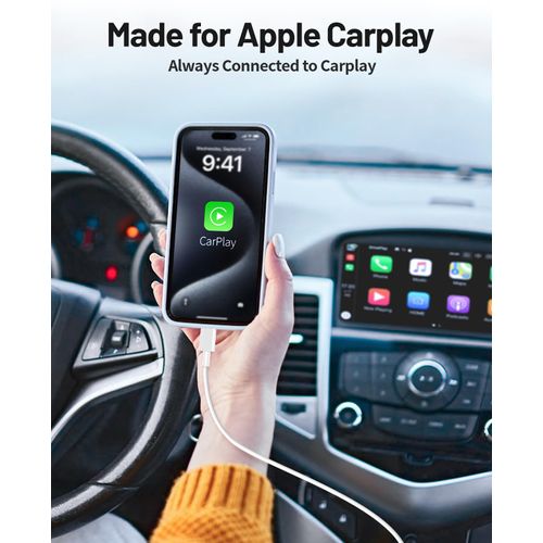4Pack Car Carplay Cable for iPhone 16 15 Pro Max 15 Plus Car Charger Cord,3.3FT [Apple MFi] USB A to USB C Cable Carplay Adapter Cord Fast Charging for iPhone 15 16 Plus,iPad Pro 13/11,iPad Air 5/4