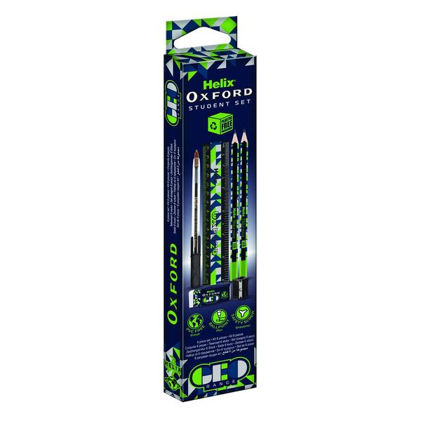 Helix Oxford Geo Student Set - Green